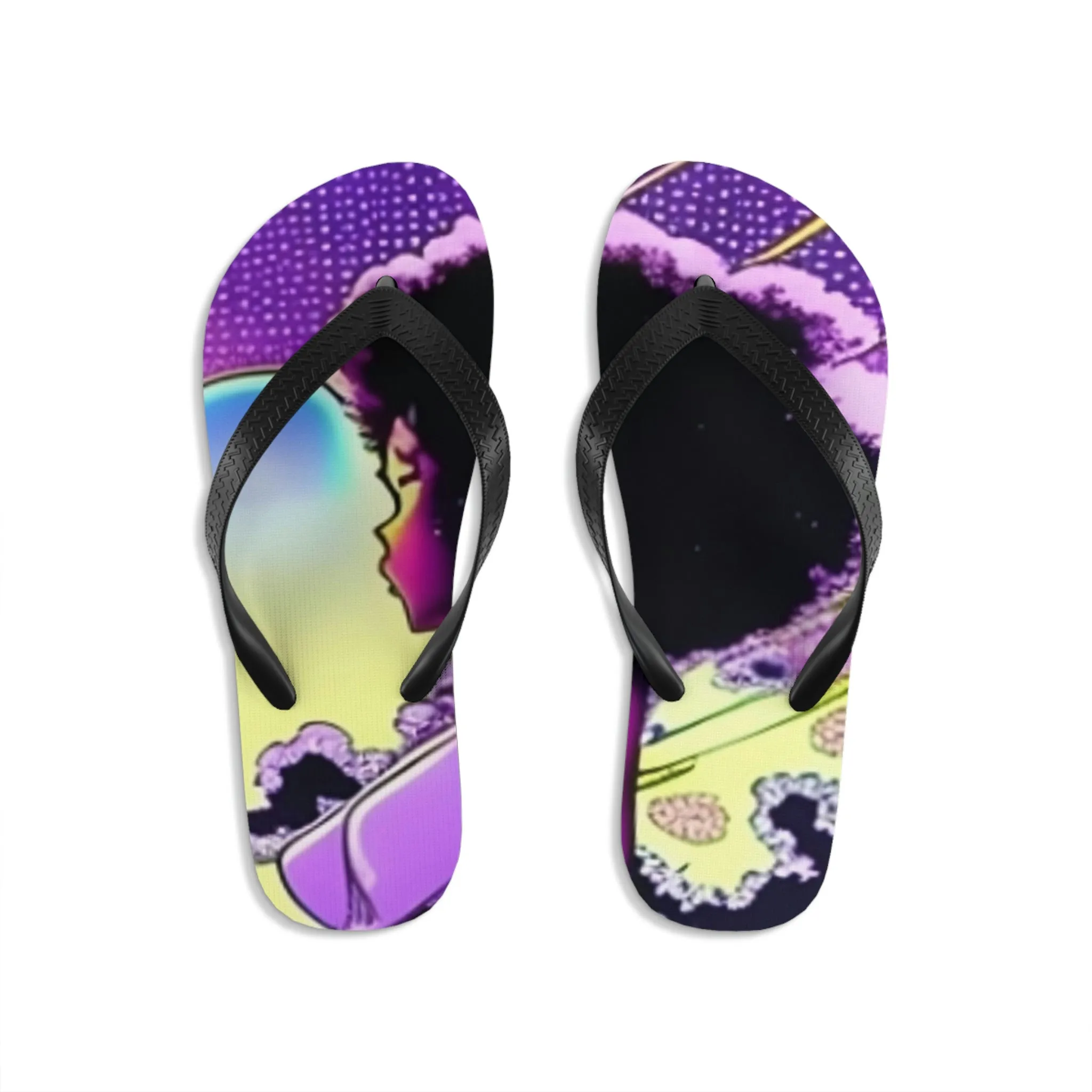 Anime girl Unisex Flip-Flops