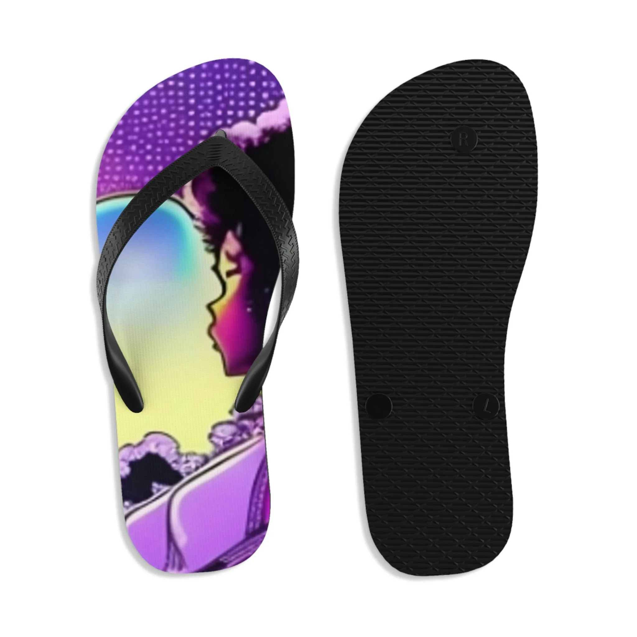 Anime girl Unisex Flip-Flops