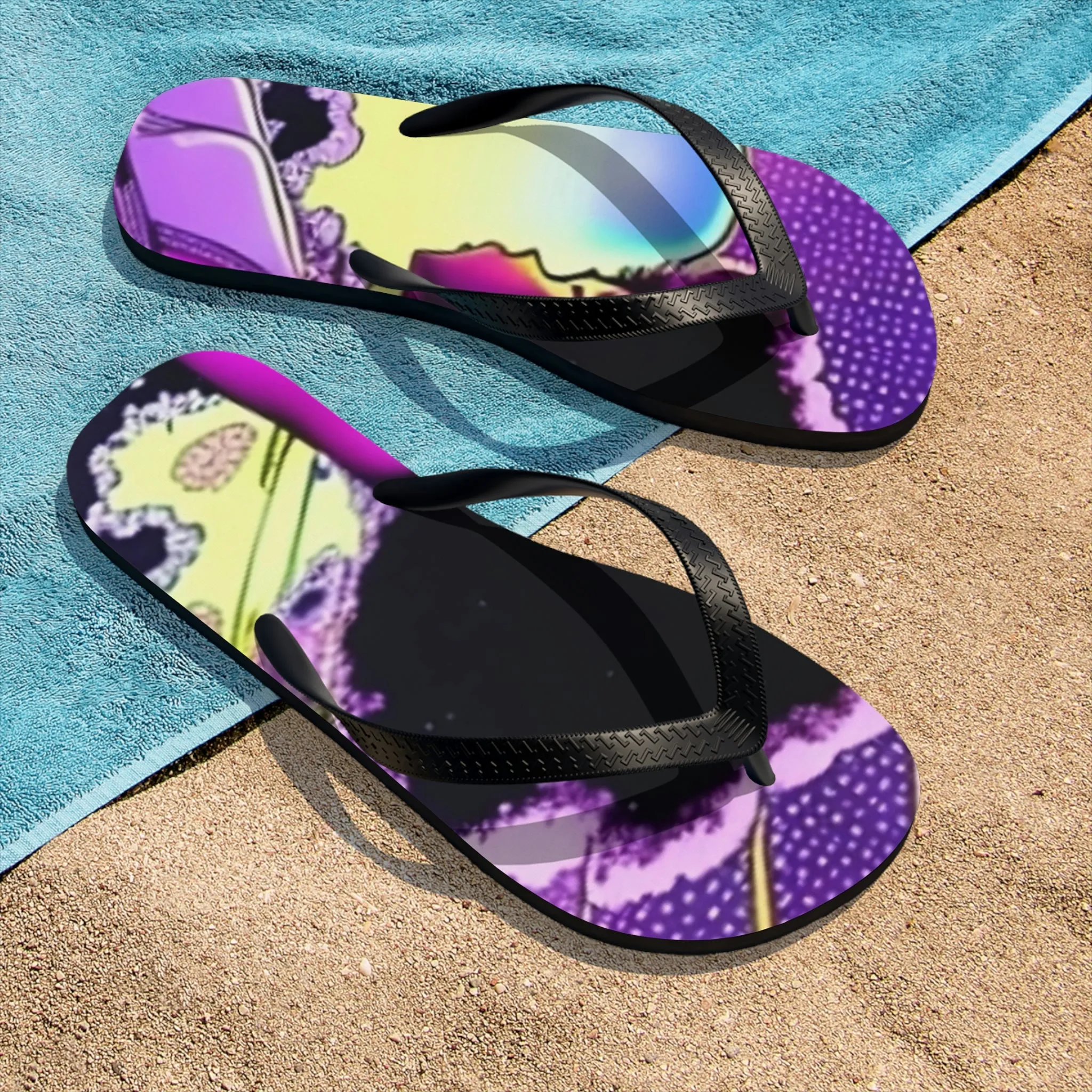 Anime girl Unisex Flip-Flops