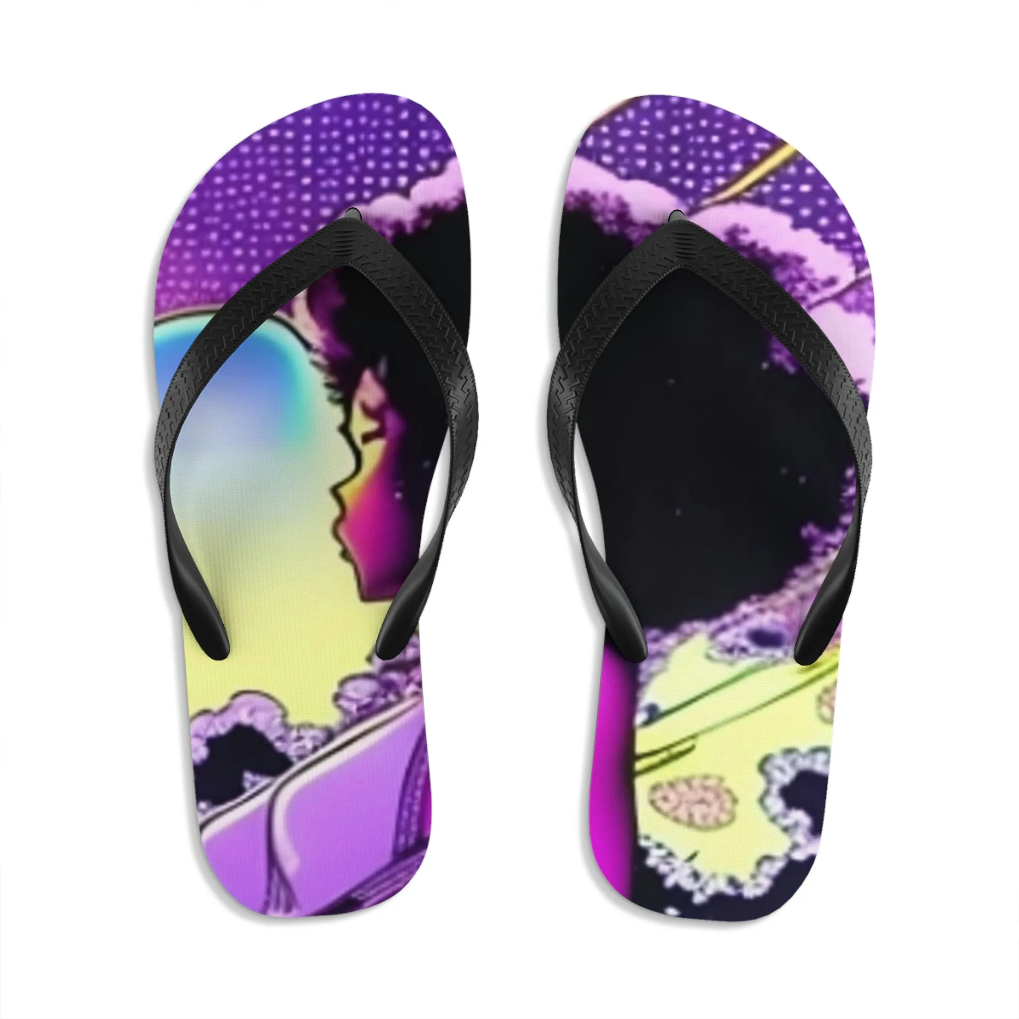 Anime girl Unisex Flip-Flops