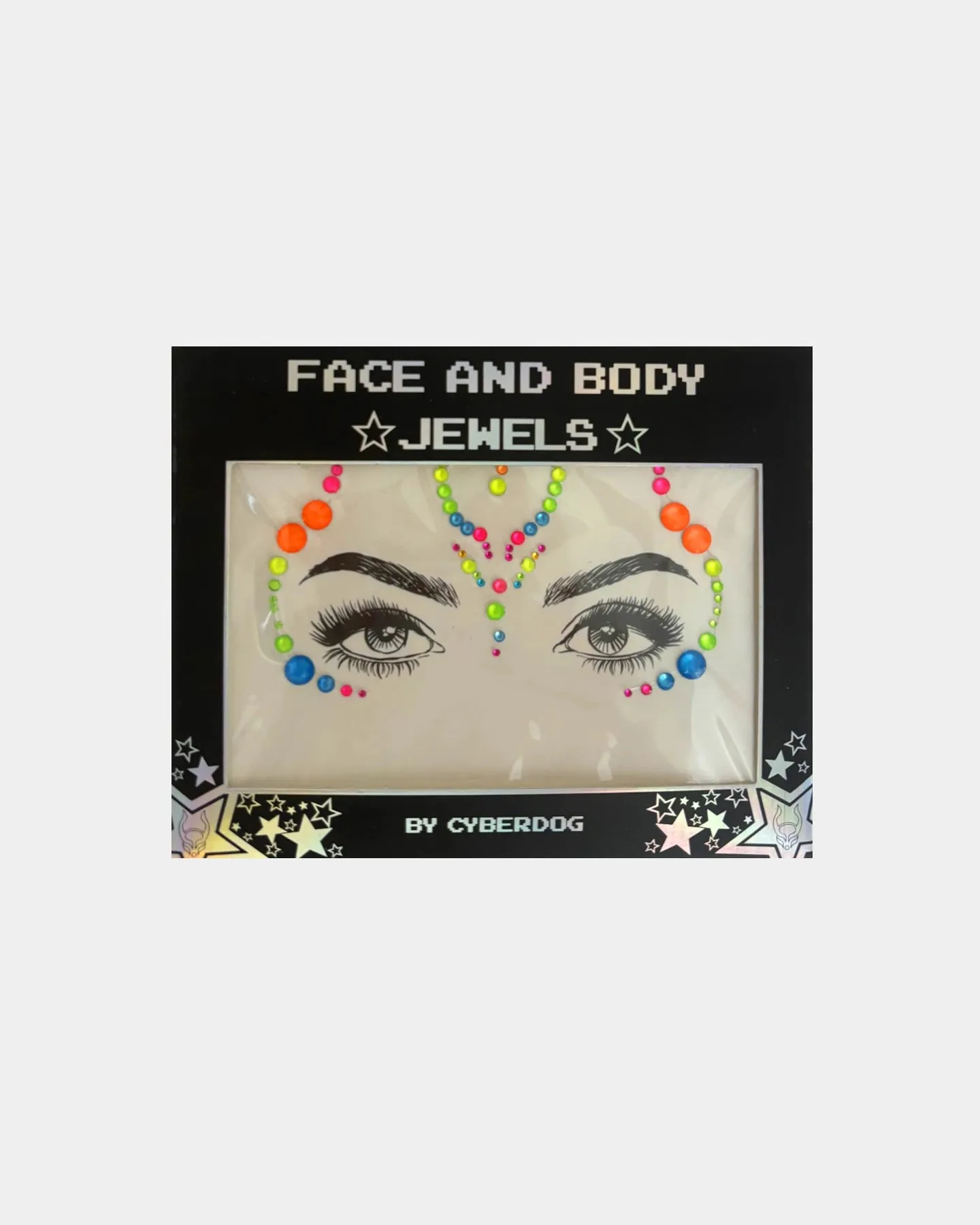 CD FACE JEWEL NEON SWIRL