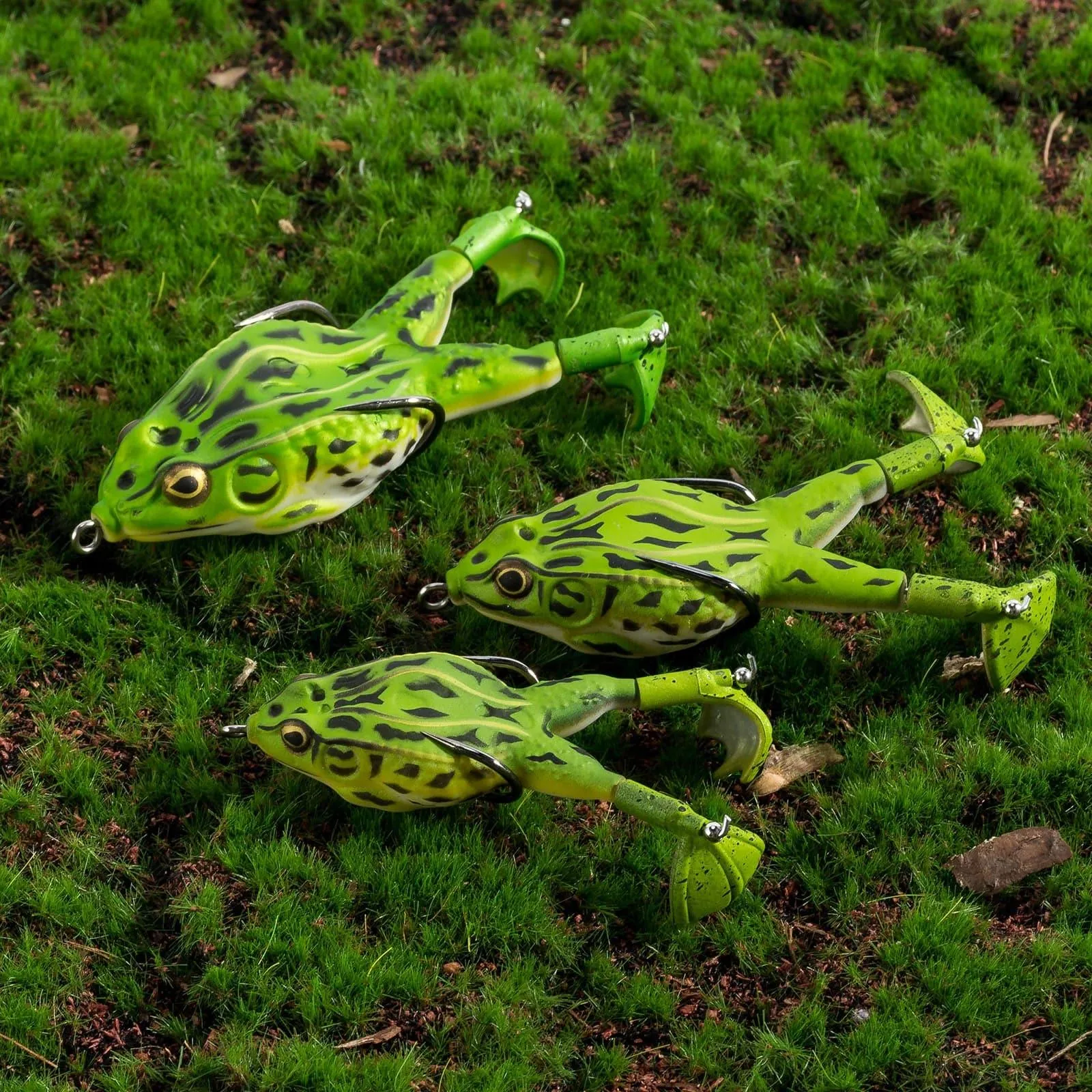 Dr.Fish 5pcs  Plastic Hollow Body Frog Topwater Lures 8.6-16g