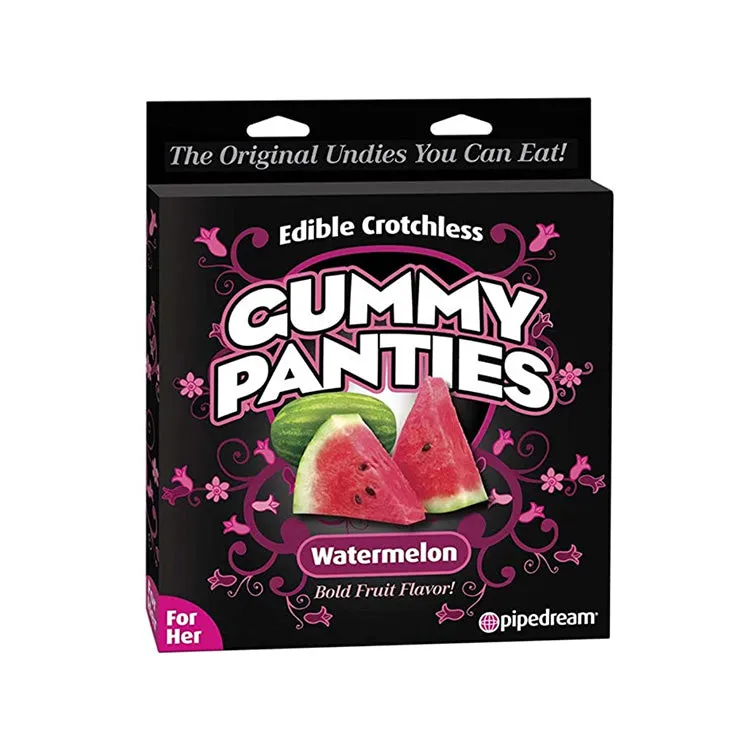 Edible Gummy Crotchless Panties Watermelon