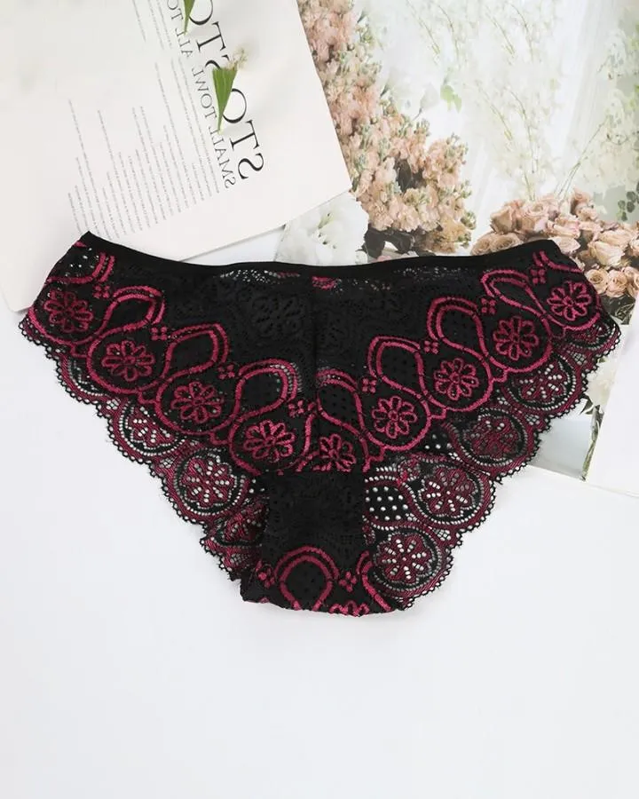 Lace Skinny Low Waist Panties