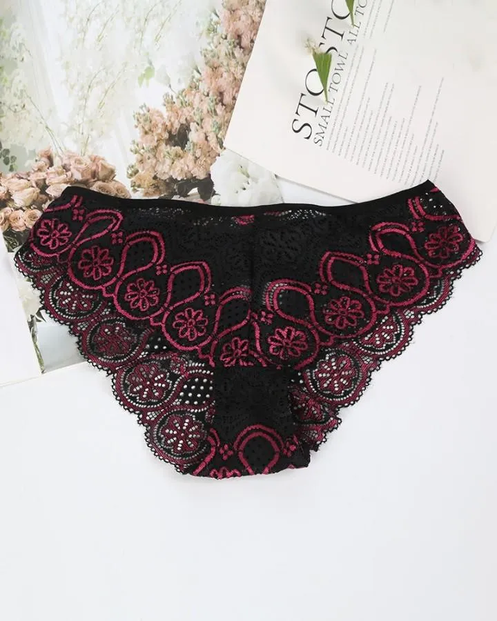 Lace Skinny Low Waist Panties