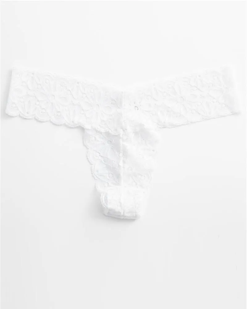 Lace Skinny Low Waist Thong Panties