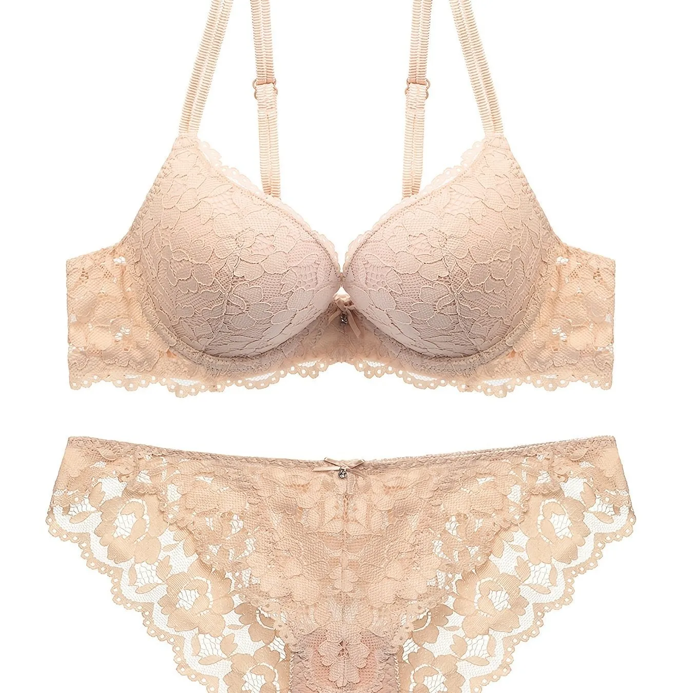 Push-Up Lace Embroidery Lingerie Set – Perfect Valentine's Day Gift