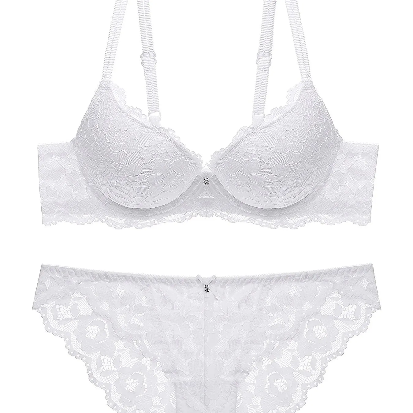 Push-Up Lace Embroidery Lingerie Set – Perfect Valentine's Day Gift