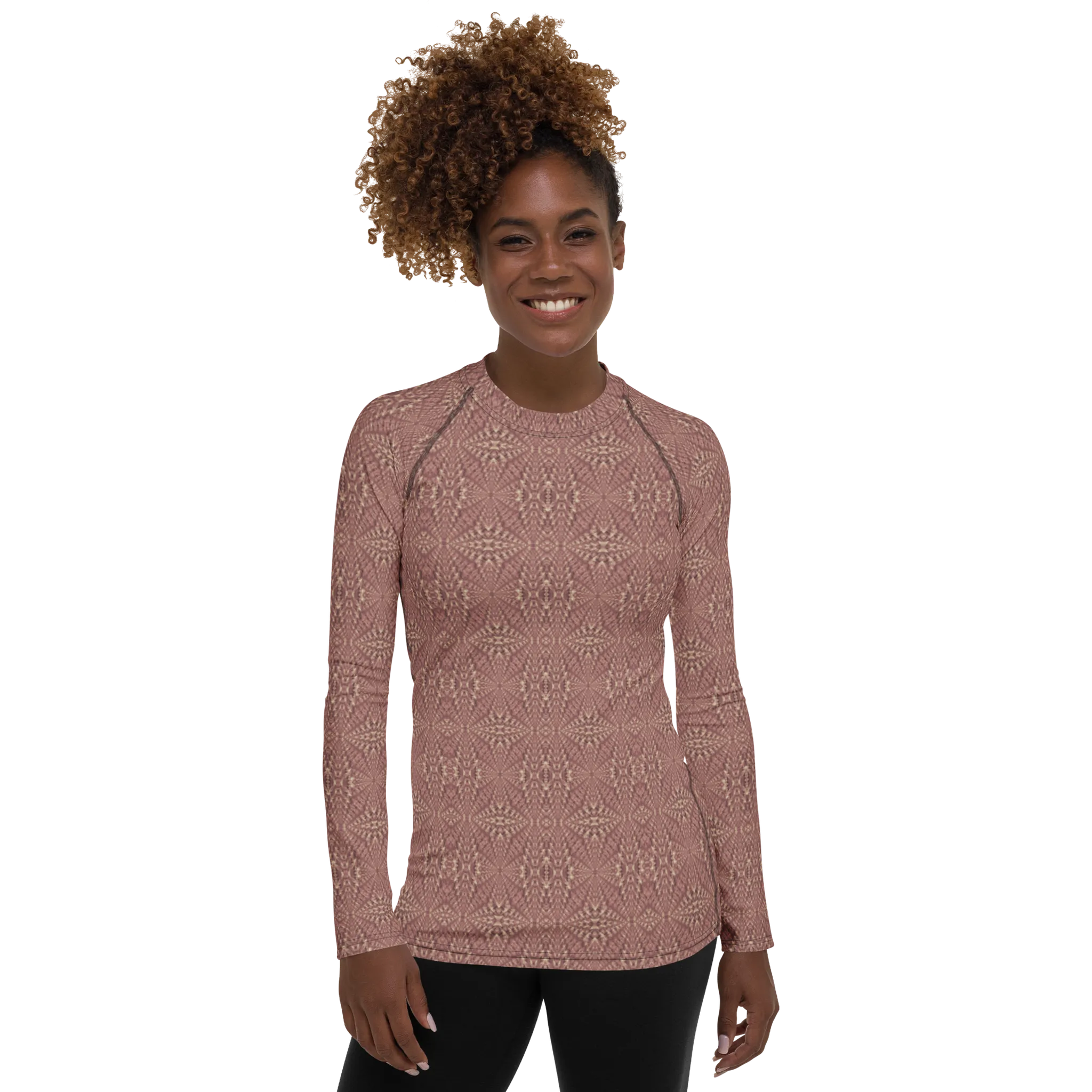 Recursia Fabrique Unknown II Women's Rash Guard In Pink