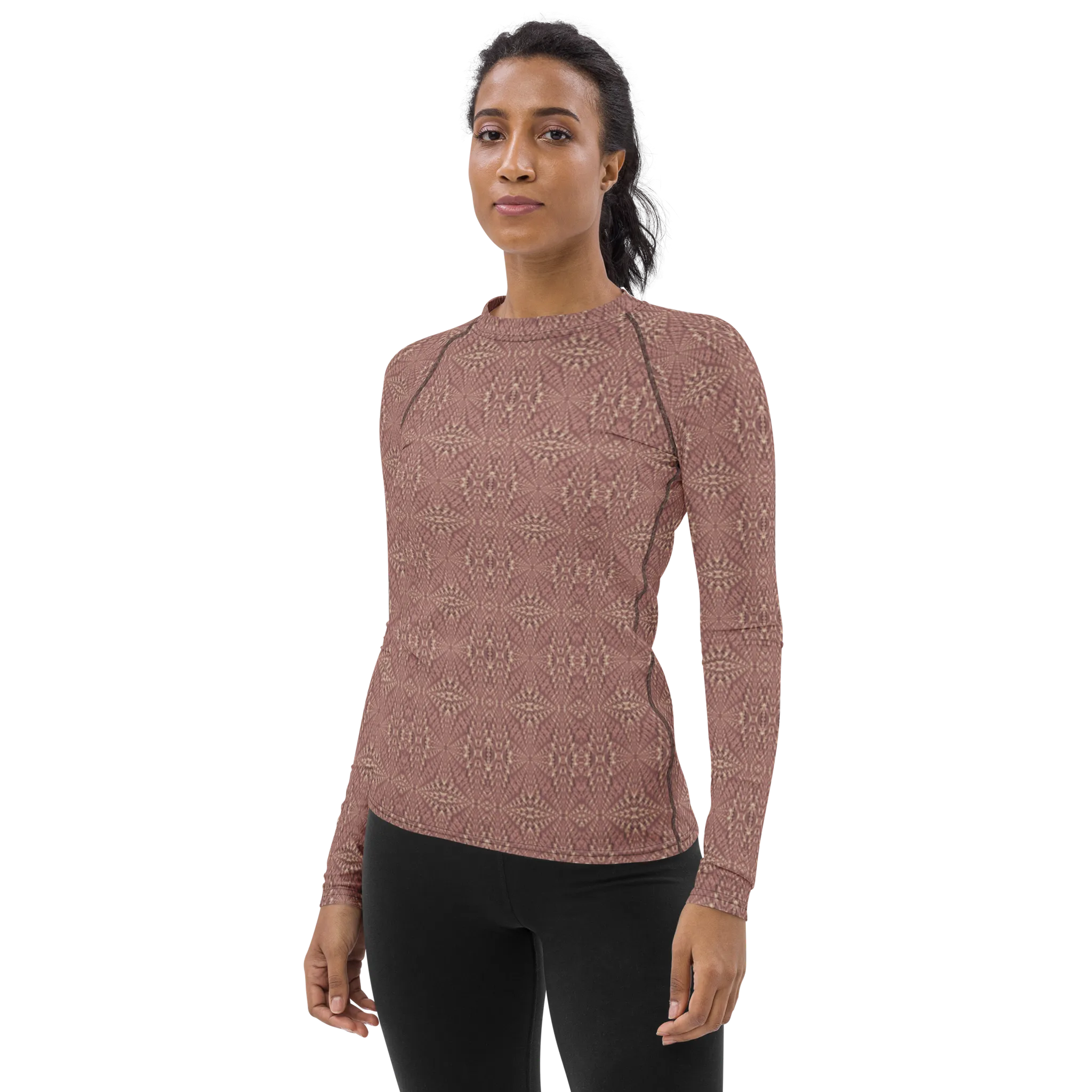 Recursia Fabrique Unknown II Women's Rash Guard In Pink