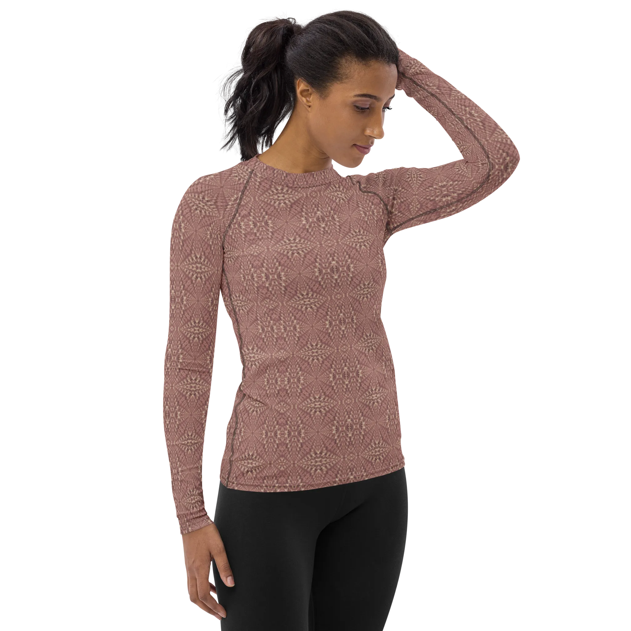 Recursia Fabrique Unknown II Women's Rash Guard In Pink