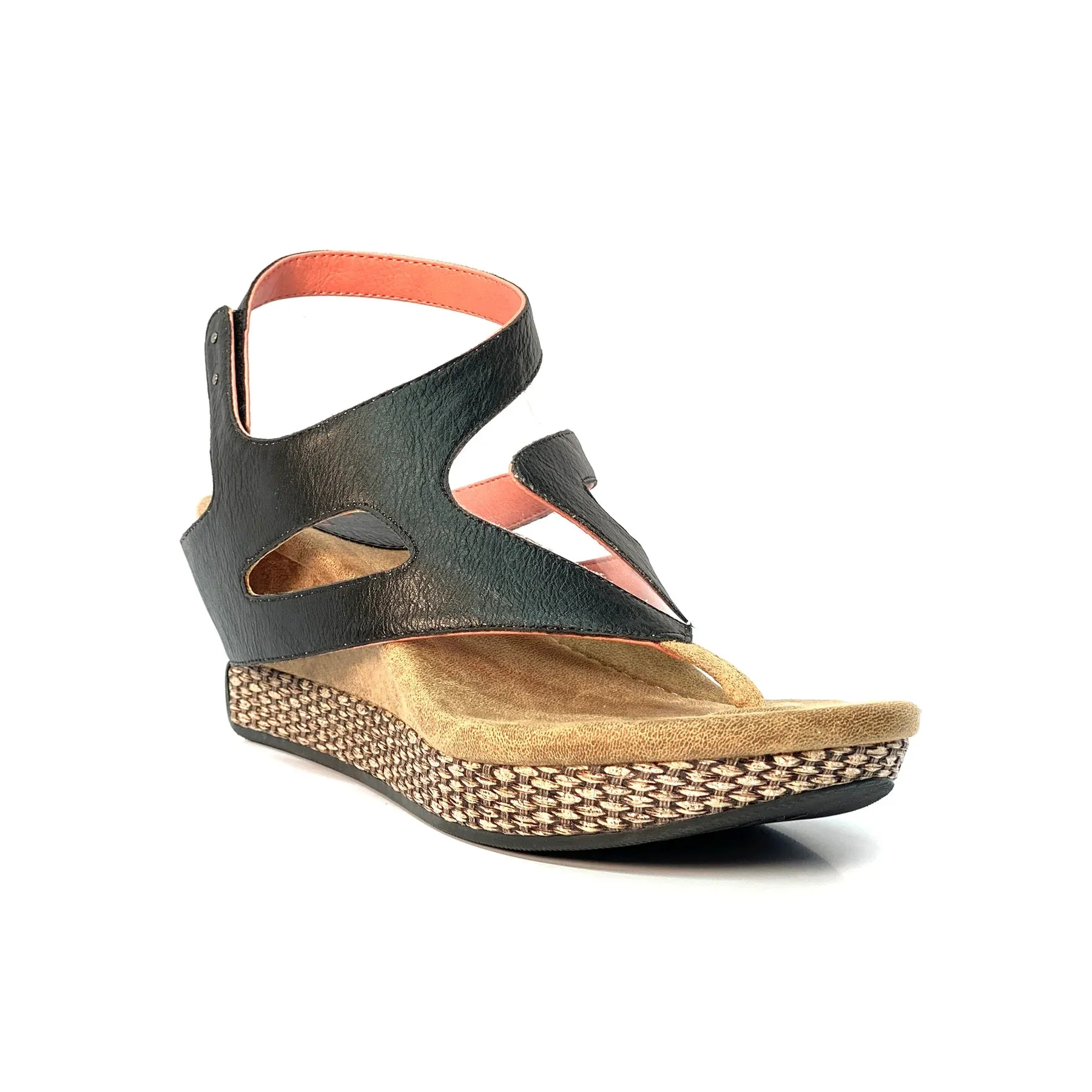 Reversible Sandals With Cut Out Design