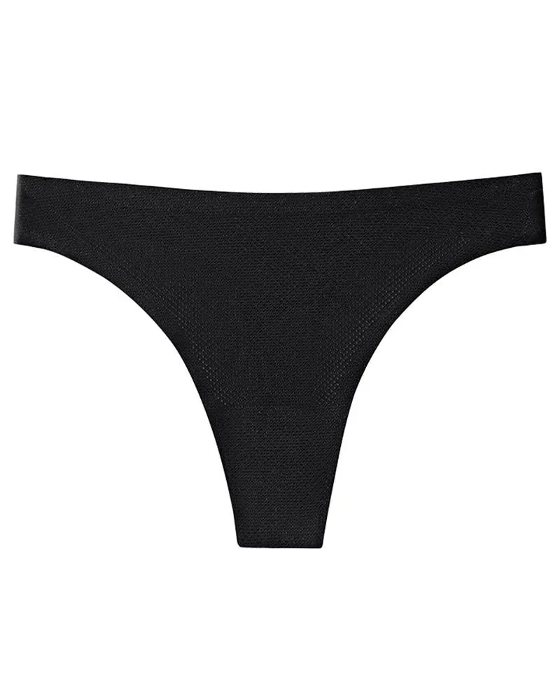 Skinny Low Waist Ice Seamless Panties