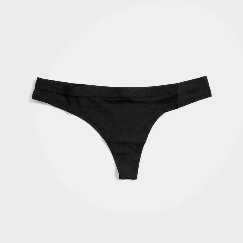 Women's Thong Underwear, 3 Colours - 6 Pack | TENCEL™ Lyocell